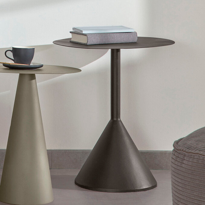 фото Приставной столик Yinan Ø 48 cm черный