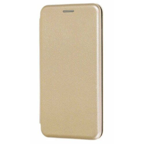 Чехол-книжка Fashion Case для Samsung Galaxy A22 4G / Samsung Galaxy M22 / Samsung Galaxy M32 золотистый накладка силиконовая silicone cover для samsung galaxy a22 4g samsung galaxy m22 samsung galaxy m32 пудровая