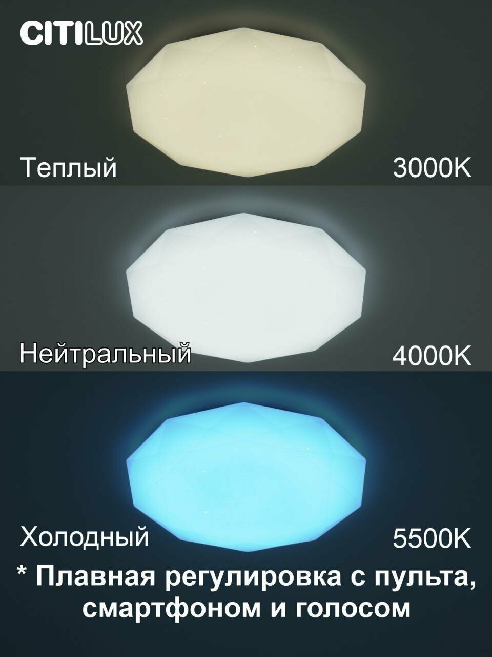 Потолочная люстра Citilux Астрон CL733480G - фото №18
