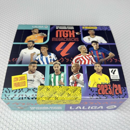 Блок карточек (24 пакетика) испанская Ла Лига 2023-24 / подарочный набор футбольных карт любителям панини panini печатная продукция код 9 ла карт