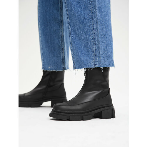 фото Ботинки makfine, размер 37, черный