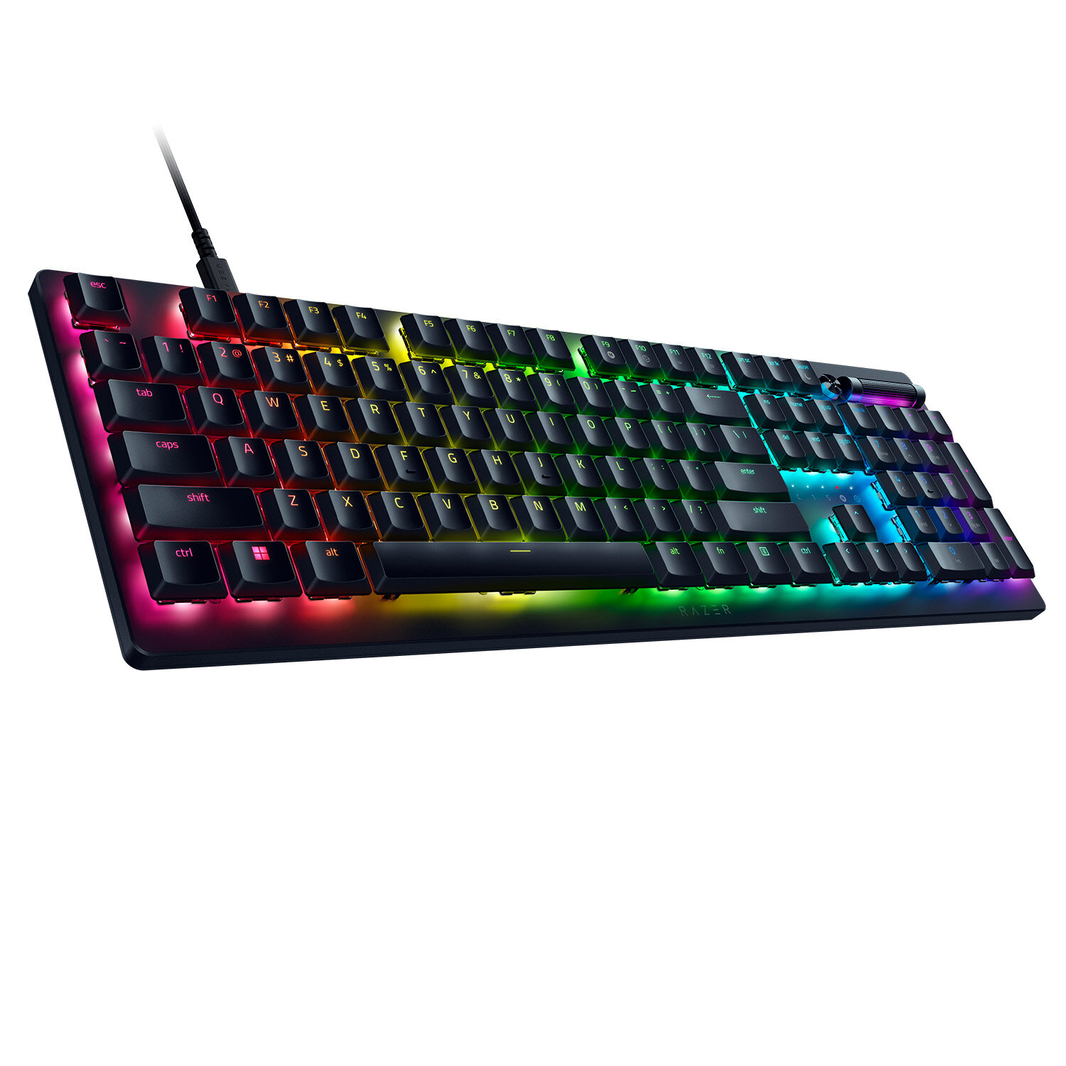 Клавиатура Razer RZ03-04500800-R3R1 оптомеханическая Red, 105 кл, USB, черная - фото №5