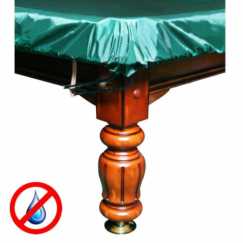 Чехол для бильярдного стола, Fortuna Спорт Клуб 00564, 12 футов, зеленый, влагостойкий