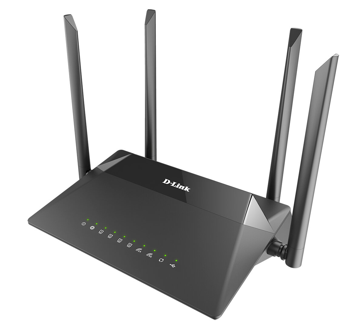 Маршрутизатор Wi-Fi роутер D-Link DIR-825/RU/R1 черный — фото 1