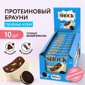 Фото Протеиновое печенье Брауни FitnesShock 