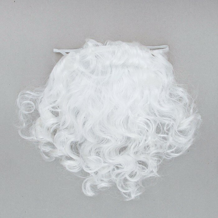 Карнавальная борода КНР "Дедушка Мороз", на резинке, 32 см, 40 г