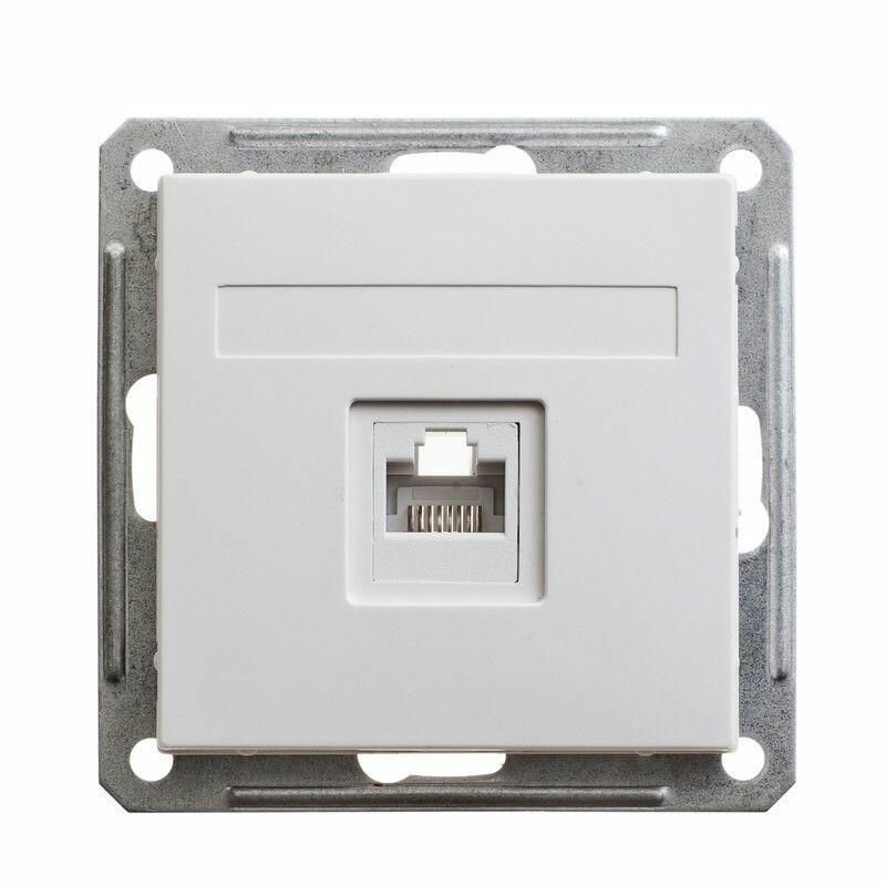 W59 RSI-152K5E-4-86 Розетка компьютерная (RJ45, под рамку, скрытая установка, шампань) Упаковка (10 шт.) Schneider Electric - фото №4
