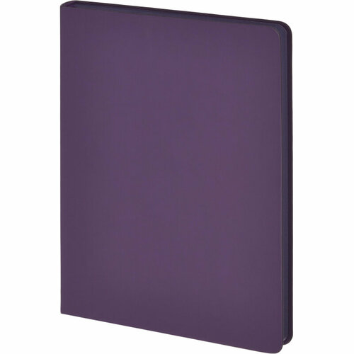 Ежедневник недатированный фиолетовый, А5, 140х200мм, 136л, ATTACHE Soft touch