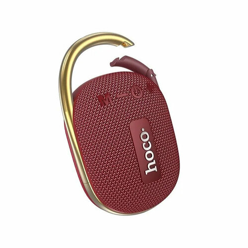 Колонка портативная HOCO, HC17, Easy joy sports, Bluetooth, цвет: красный, тёмный