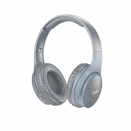 Наушники полноразмерные HOCO W40, Mighty, Bluetooth, цвет: серый