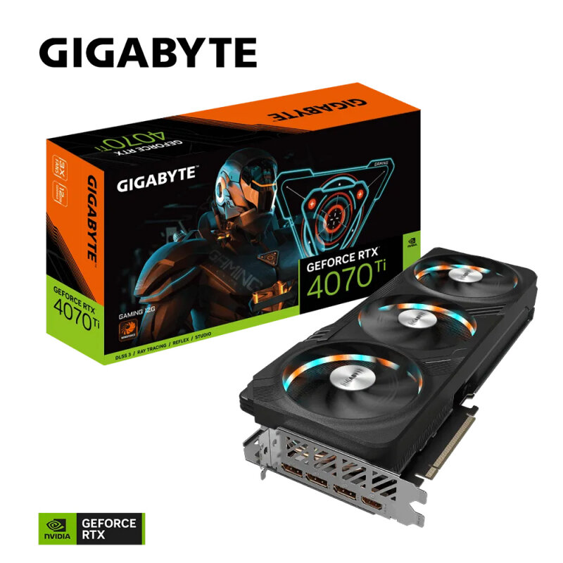 Видеокарта Gigabyte GeForce RTX 4070 Ti GAMING 12G