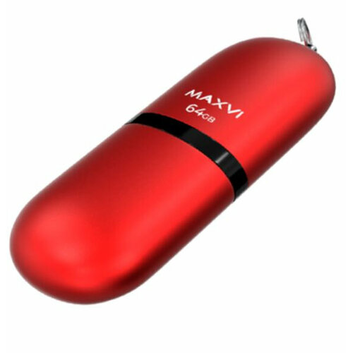 USB флешка MAXVI 64GB SF USB 2.0, красный