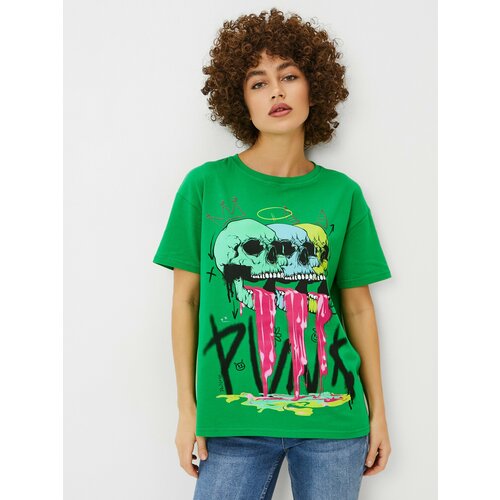 Футболка VOSQ, размер XS, зеленый