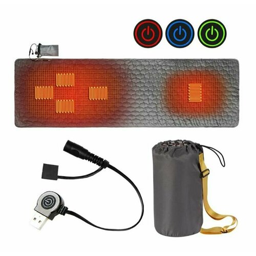 Спальный коврик с подогревом Usb для кемпинга в поход туризма дома в спальный мешок подстилка 406500₽