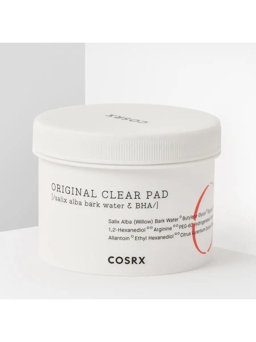 COSRX очищающие подушечки One Step Original Clear Pad, 135 мл, 250 г, 70 шт.