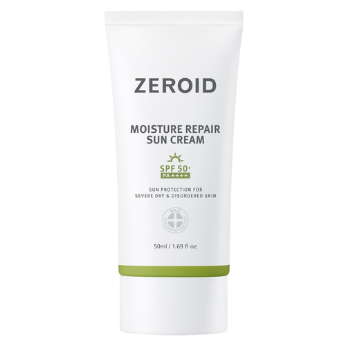 Zeroid Moisture Repair Sun Cream SPF50+, 50 мл, Увлажняющий солнцезащитный крем для сухой кожи