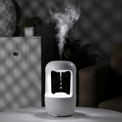 Увлажнитель воздуха HM-14 антигравитационный 500 мл 10 Вт от USB Type-C белый 348600₽