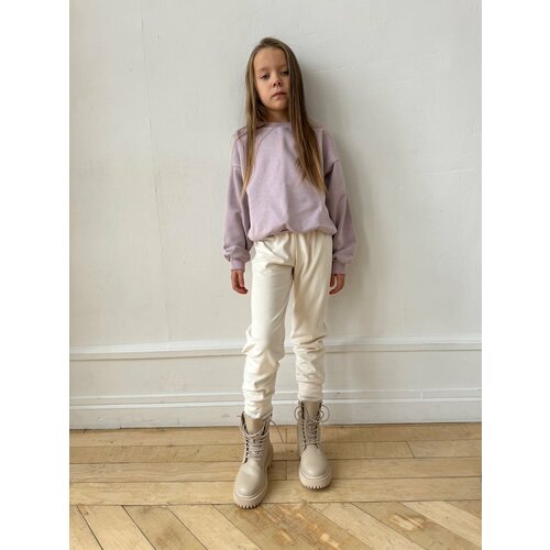 фото Брюки luche, размер 122, бежевый