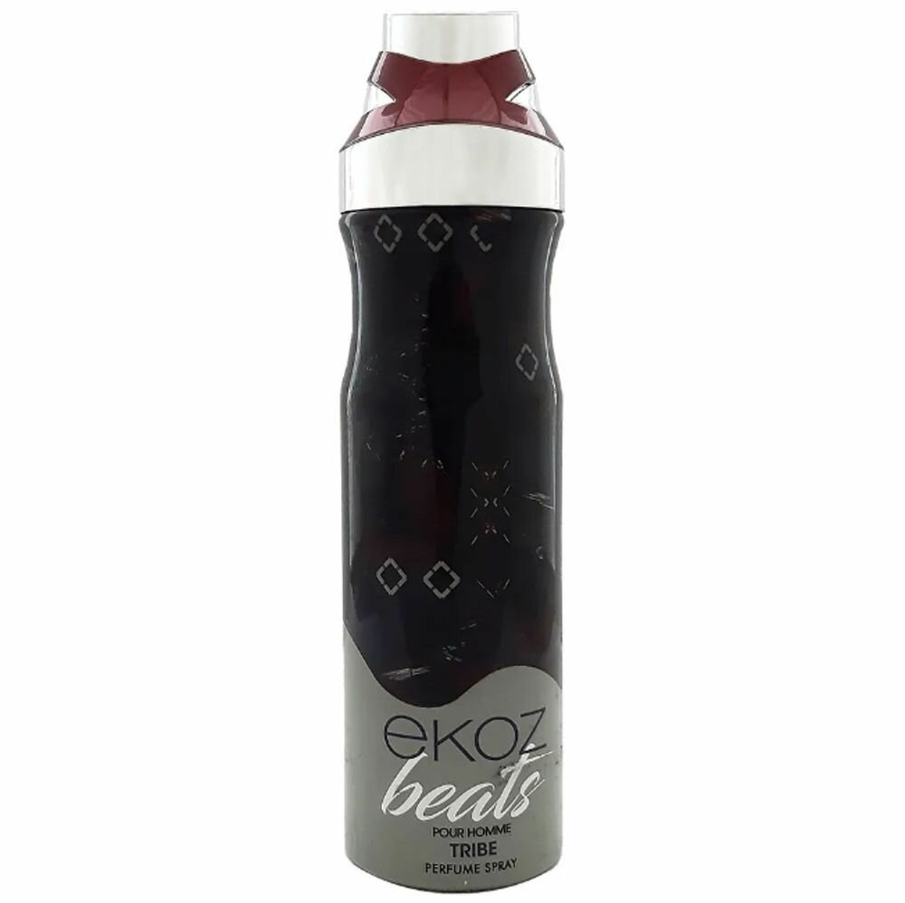 Дезодорант спрей для тела Ekoz Beats Tribe парфюмированный мужской 200 мл - фото №4