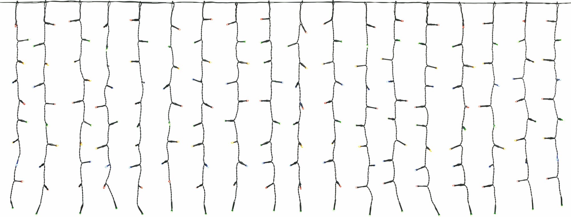 Гирлянда занавес 240 LED мульти 3 м