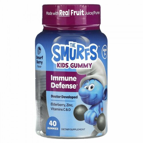 фото The smurfs kids gummy immune defense"смурфики иммунная защита" для детей