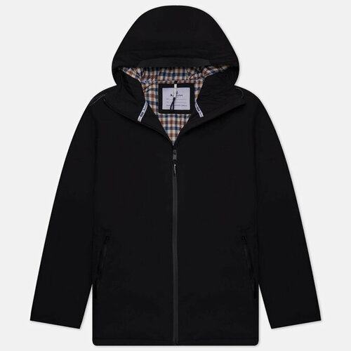 парка Aquascutum active shell middle, демисезон/зима, силуэт прямой, подкладка, размер xxl, черный