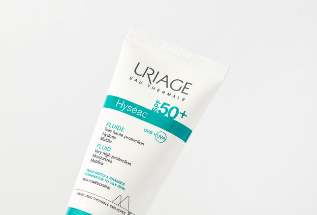 Солнцезащитная эмульсия SPF 50+ Uriage HYSEAC FLUID / объём 50 мл