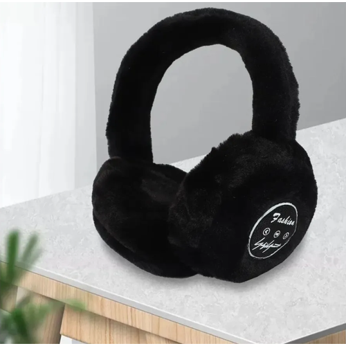 Беспроводные Bluetooth-наушники Меховые черные 1399₽