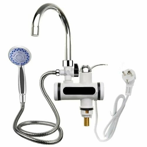 Кран водонагреватель проточный электрический с душем вертикальный 139500₽