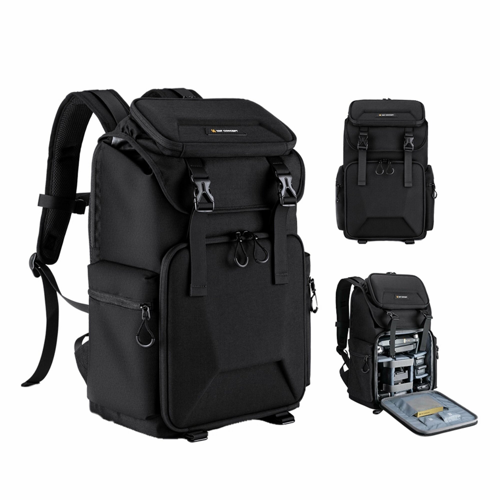 Сумка-рюкзак для камеры водонепроницаемая 25 л черная K&F Concept (KF13.098V2)