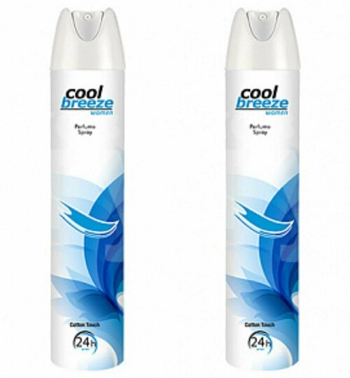 Cool Breeze Дезодорант спрей женский, Cotton Touch, 200 мл, 2 штуки