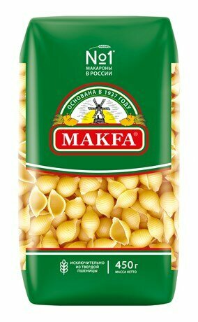 Макаронные изделия Makfa Ракушки, 450 г - фото №16