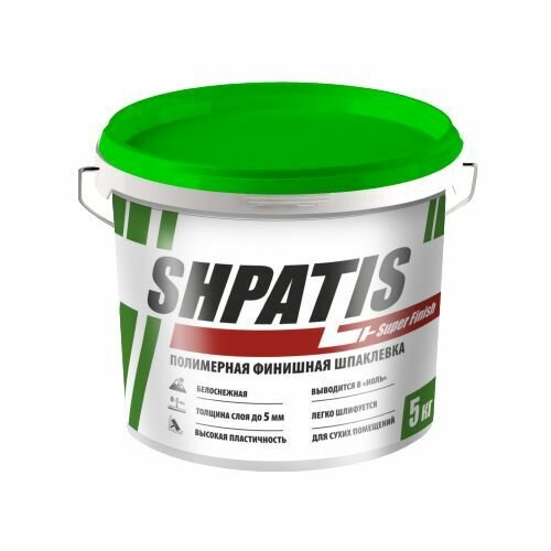 Шпатлевка латексная SHPATIS SuperFinish 5кг ведро