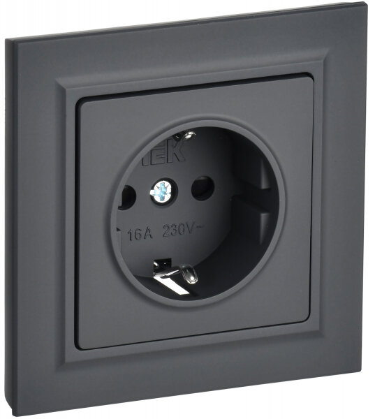 фото IEK BRITE Роз. с з/к/ш 16А в сб. РСР14-1-0-БрГ граф.