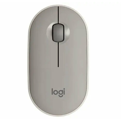 Logitech Мышка USB OPTICAL WRL PEBBLE M350 GREY 910-006653 мышь беспроводная logitech pebble m350 синий usb bluetooth