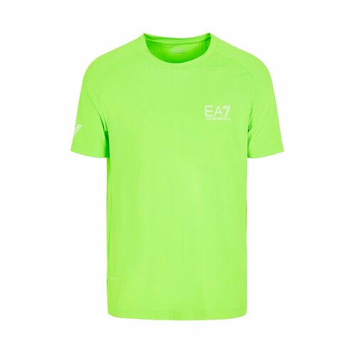 Футболка EA7, размер L, зеленый футболка ea7 хлопок принт надписи размер l зеленый