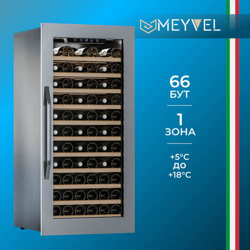 Винный шкаф Meyvel MV66-KSB1 встраиваемый винный шкаф meyvel mv66 kbb1