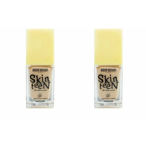 Тональный крем для лица BB FUNHOUSE Skin Teen SPF 25 тон 51 Medium, 25 г х 2шт