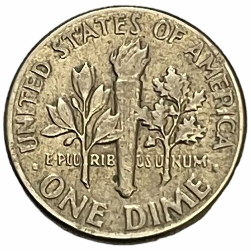 США 10 центов (1 дайм) 1976 г. (Dime, Рузвельт) (D)