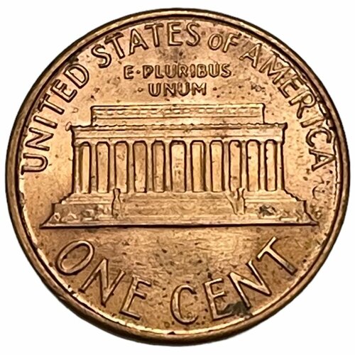 США 1 цент 1988 г. (Memorial Cent, Линкольн) сша 1 цент 1960 г memorial cent линкольн