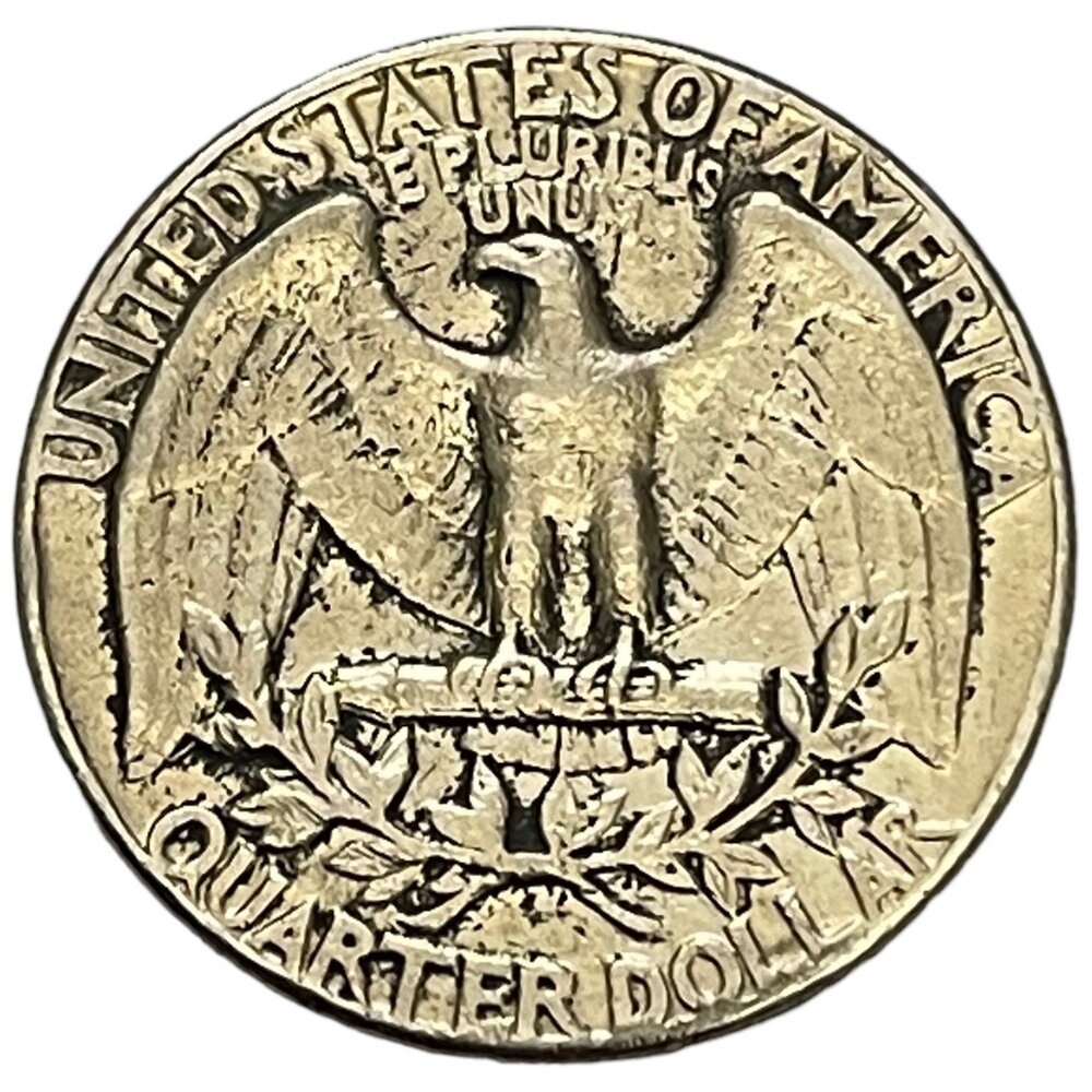 США 25 центов (1/4 доллара) 1974 г. (Quarter, Вашингтон) (D)