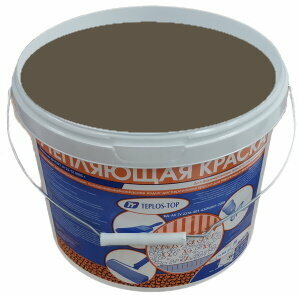 Интерьерная утепляющая краска Теплос-Топ 11 литров, NCS S 4040-Y60R