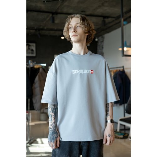 фото Футболка бордшоп#1, размер m, серый