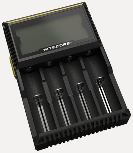 Изображение товара Зарядное устройство Nitecore D4 18650/16340 на 4*АКБ Intellicharge V2, совместимо с Li-ion и Ni-MH/Ni-Cd аккумуляторами, с автоматическим определением