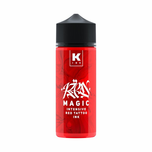 фото Тату краска краска tattoo red magic intensive 120мл краска для татуировок цветная, пигмент для тату, тату чернила. краска tattoo ink