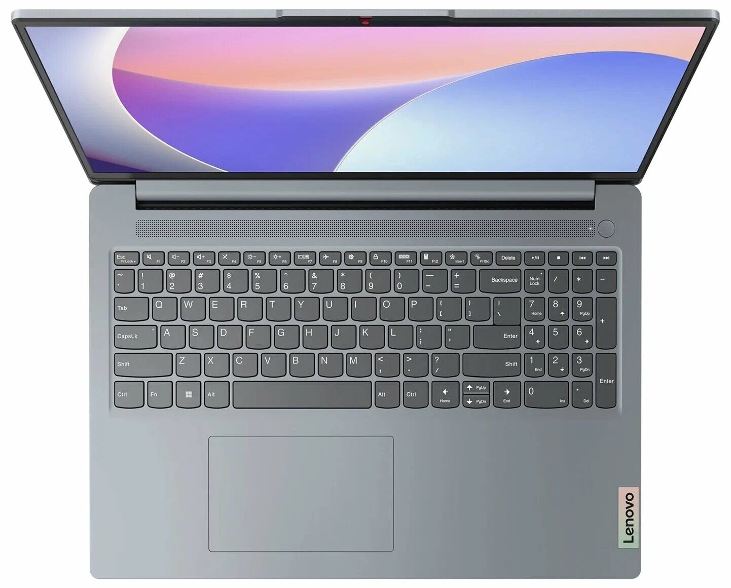 156" Ноутбук Lenovo IdeaPad Slim 3 15IAH8 Intel Core i5-12450H (44 ГГц) RAM 16 ГБ LPDDR5 SSD 512 ГБ Windows 11 Arctic Grey RUS KB