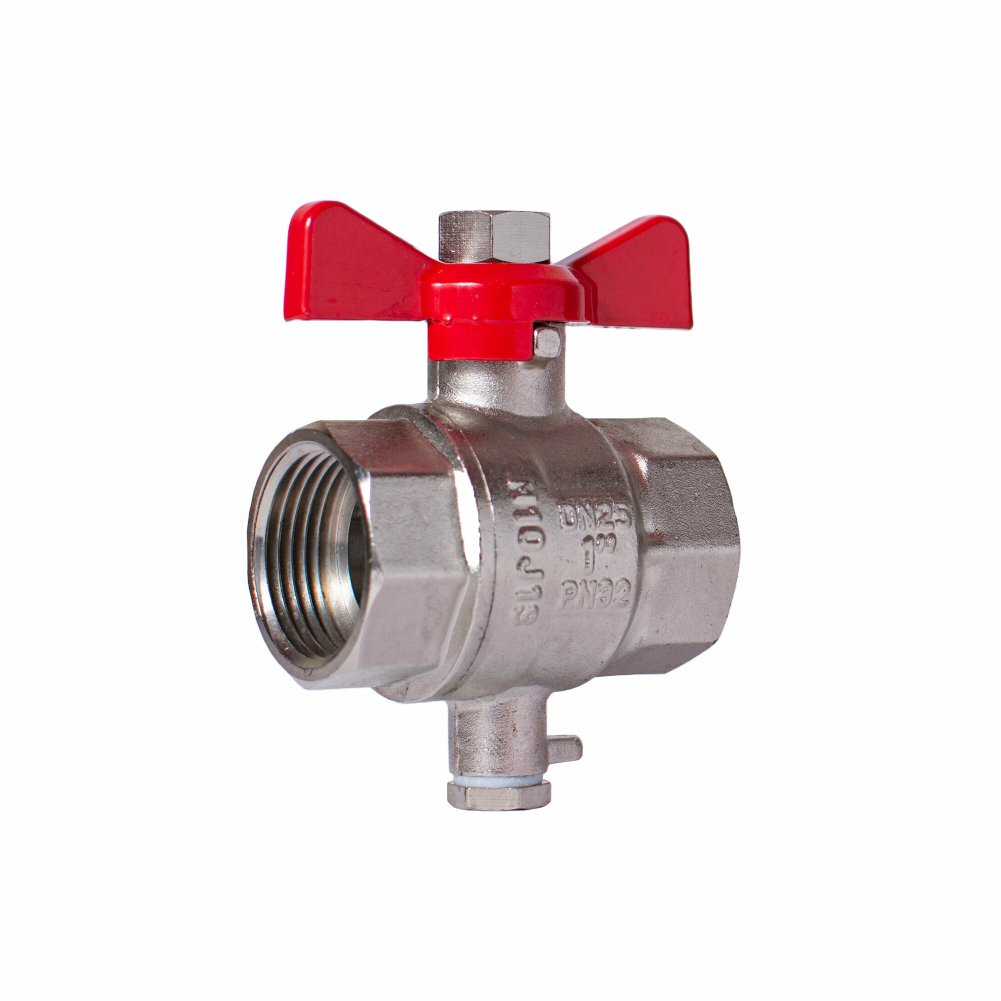 Шаровый кран для термодатчика Ду25 — фото 1