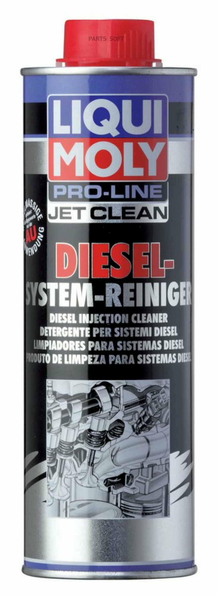 Жидкость д/очистки диз. топл. систем Pro-Line JetClean Diesel-System-Reiniger 500мл