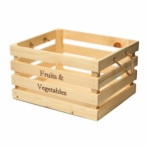 Ящик деревянный Greengo для овощей и фруктов, 40х33х23 см, деревянный (5302084)