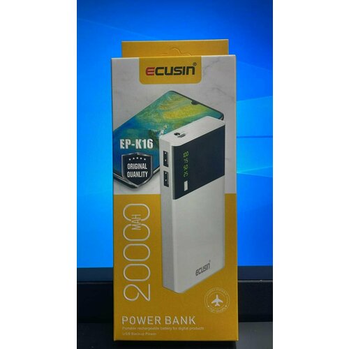 Внешний аккумулятор Ecusin EP-K16 Повербанк Powerbank 20000 мАч USB Type-A 109000₽